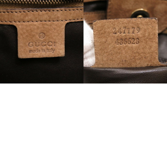 Gucci GG Marmont Python Suede Tote Bag Brown - Picture 10 of 10